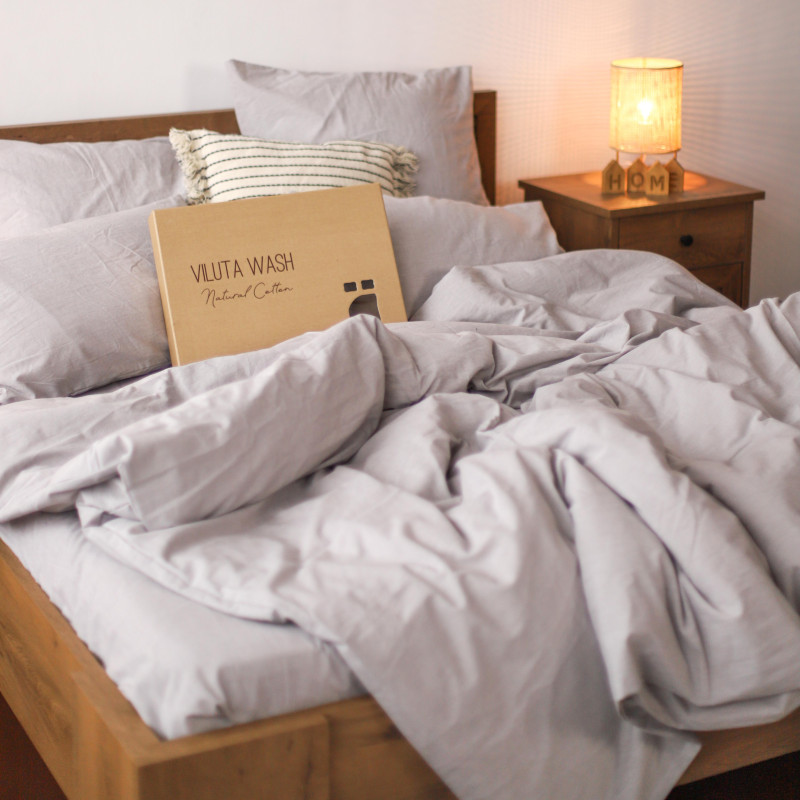 Комплект постільної білизни Viluta Двоспальний Варена бавовна Wash 37