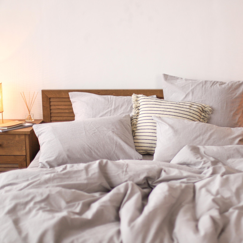 Комплект постільної білизни Viluta Двоспальний Варена бавовна Wash 37