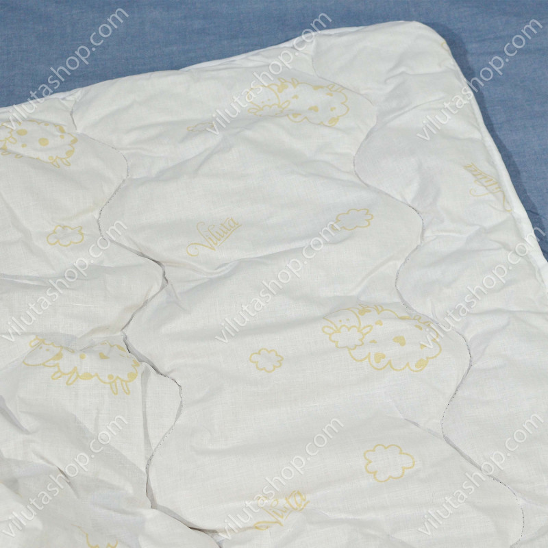 Ковдра вовняна стьобана Viluta Дитяча Premium 100х140