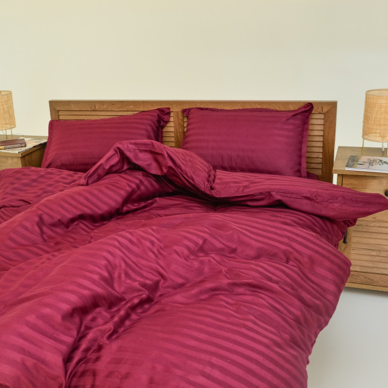 Комплект постільної білизни Tiare Сімейний Сатин Stripe 79