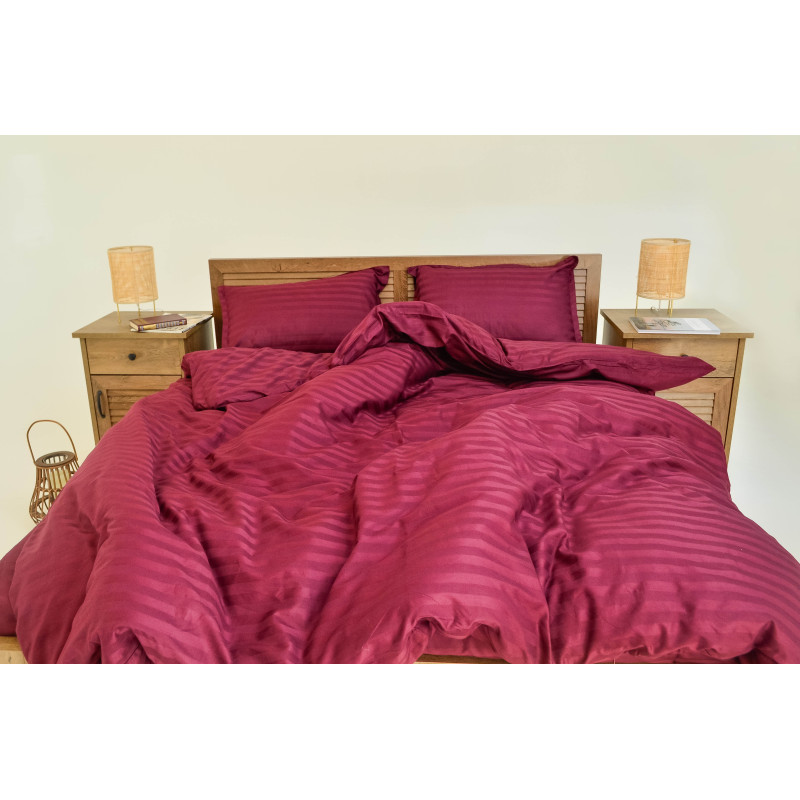 Комплект постільної білизни Tiare Сімейний Сатин Stripe 79