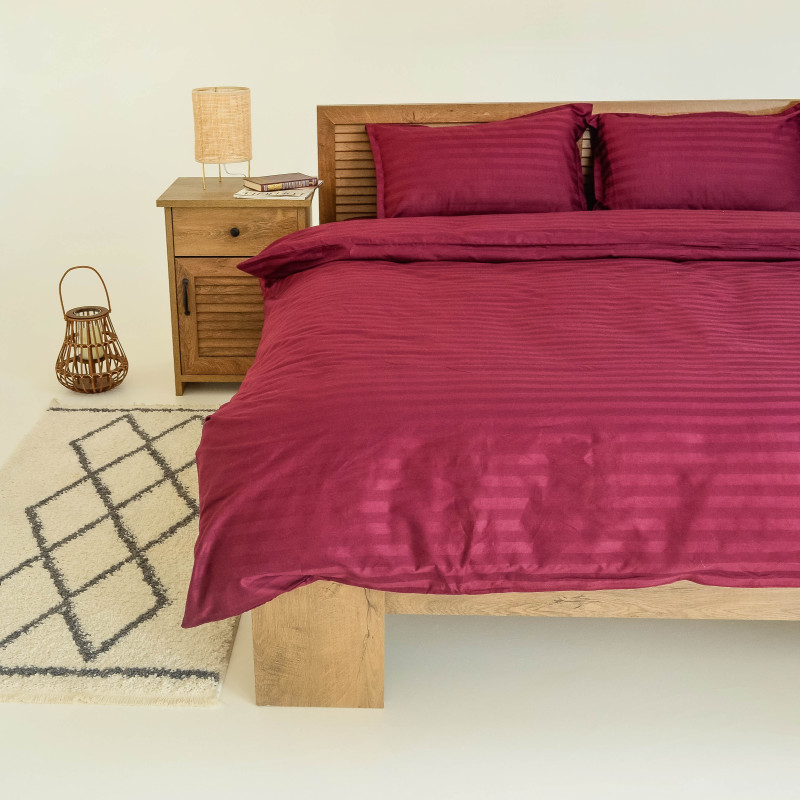 Комплект постільної білизни Tiare Сімейний Сатин Stripe 79