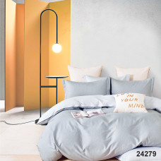 Комплект постільної білизни Viluta Двоспальний Ранфорс 24279 з простирадлом на резинці 160х200