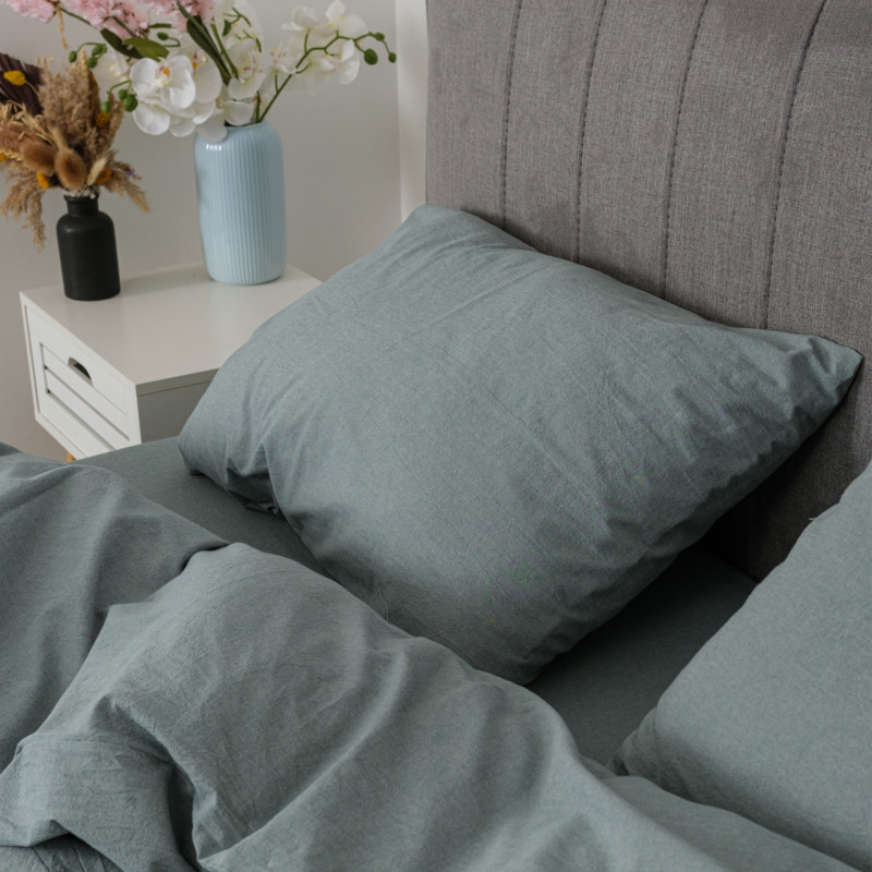 Комплект постільної білизни Viluta Двоспальний Варена бавовна Wash 86