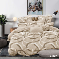 Комплект постільної білизни Viluta Двоспальний Ранфорс 24327 з простирадлом на резинці 160х200