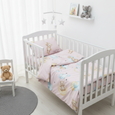 Комплект постільної білизни Viluta Дитячий Ранфорс 25415 Рожевий