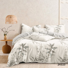 Комплект постільної білизни Viluta Євро Ранфорс 24323 з простирадлом на резинці 160х200