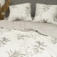 Комплект постільної білизни Viluta Євро Ранфорс 24323 з простирадлом на резинці 180х200