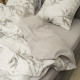 Комплект постільної білизни Viluta Євро Ранфорс 24323 з простирадлом на резинці 180х200