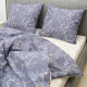 Комплект постільної білизни Viluta Євро Ранфорс 25354 з простирадлом на резинці 180х200