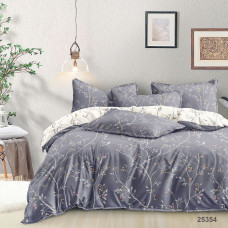 Комплект постільної білизни Viluta Двоспальний Ранфорс 25354 з простирадлом на резинці 160х200