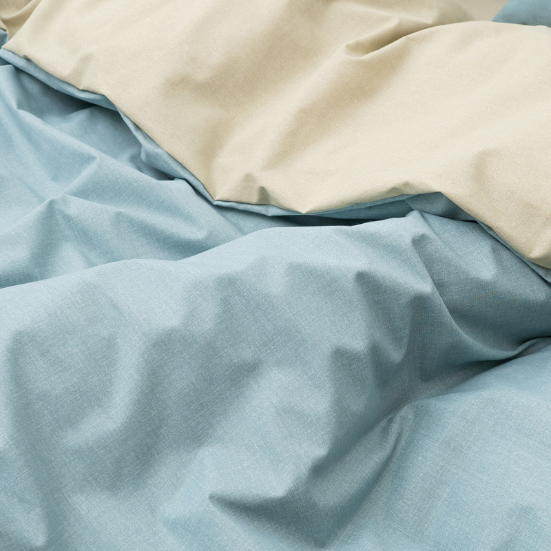 Комплект постільної білизни Viluta Євро Ранфорс 25369 з простирадлом на резинці 160х200