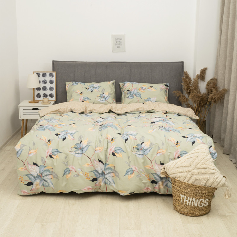 Комплект постільної білизни Tiare Євро Сатин Premium 194