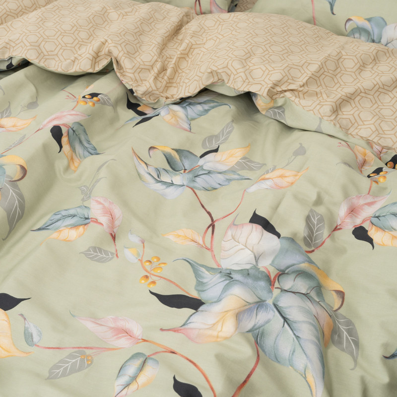 Комплект постільної білизни Tiare Євро Сатин Premium 194