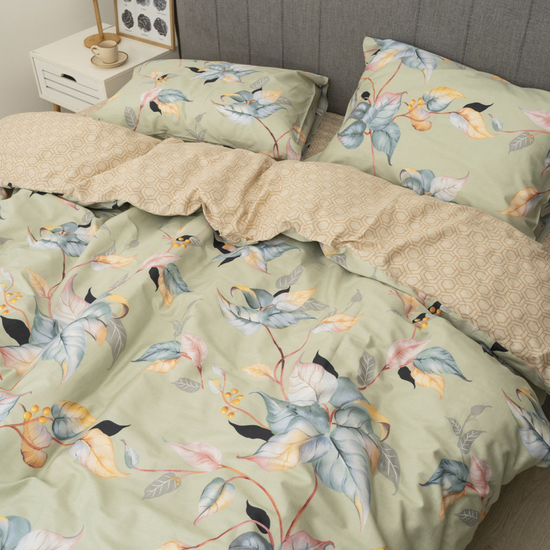 Комплект постільної білизни Tiare Євро Сатин Premium 194