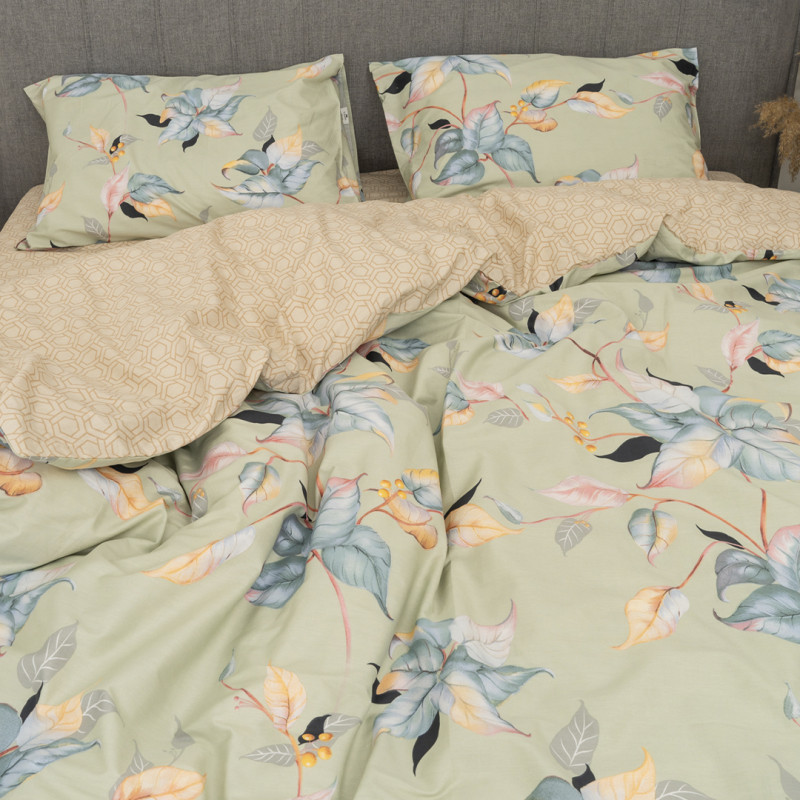 Комплект постільної білизни Tiare Євро Сатин Premium 194