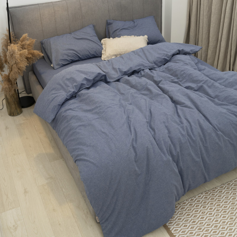 Комплект постільної білизни Viluta Євро Варена бавовна Wash 79