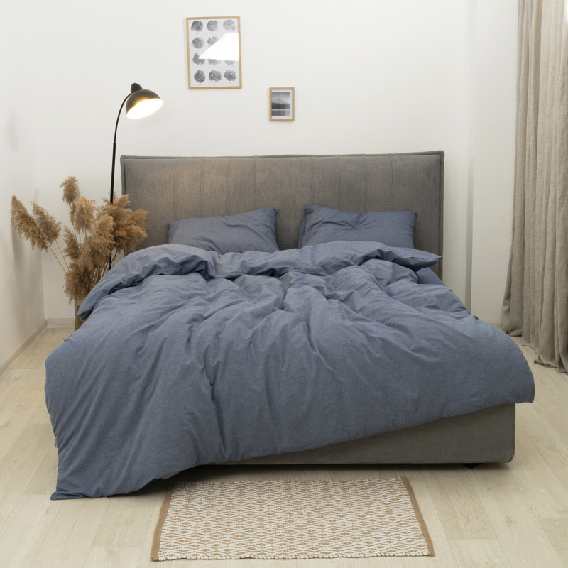 Комплект постільної білизни Viluta Сімейний Варена бавовна Wash 79