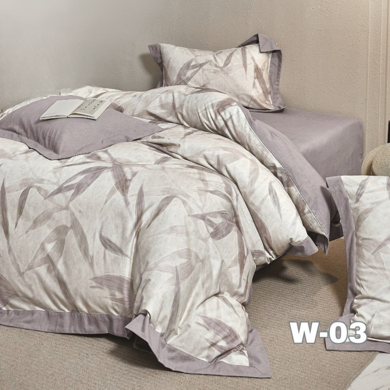 Комплект постільної білизни Viluta Євро Brushed Warm Cotton W-03