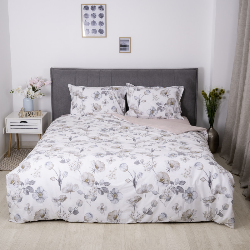 Комплект постільної білизни Tiare Євро Сатин Luxe 193