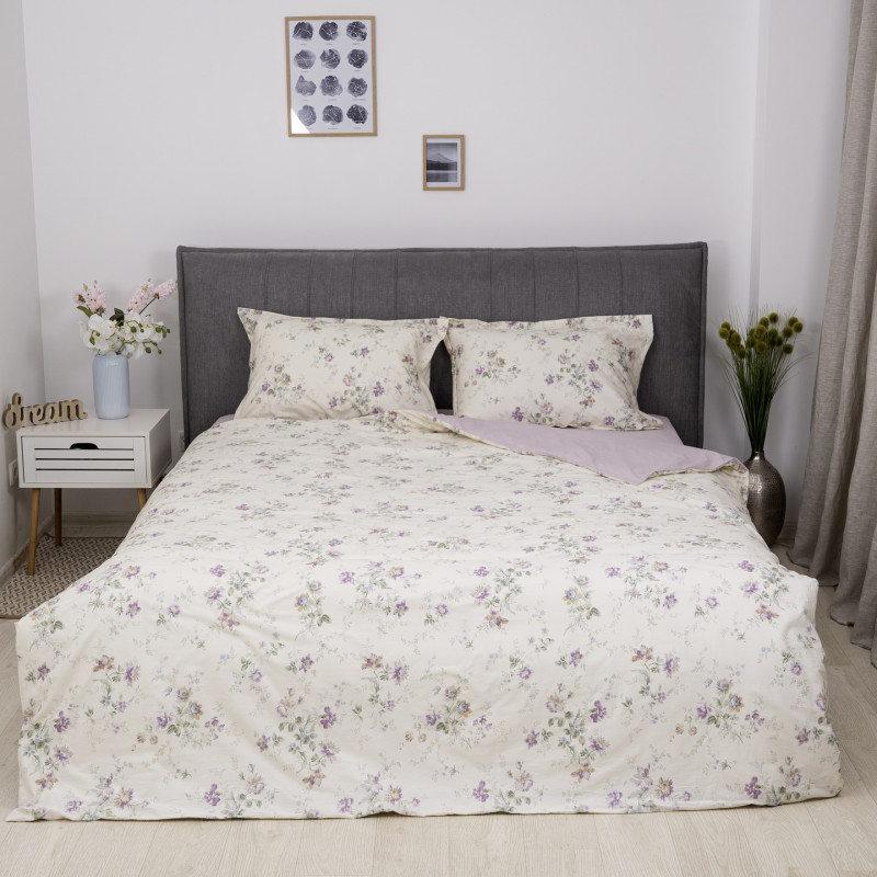 Комплект постільної білизни Tiare Євро Сатин Luxe 198