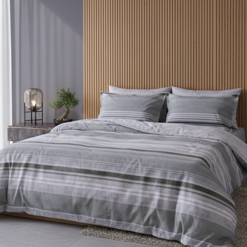 Комплект постільної білизни Tiare Євро Сатин Luxe 202