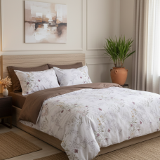 Комплект постільної білизни Tiare Євро Сатин Luxe 204