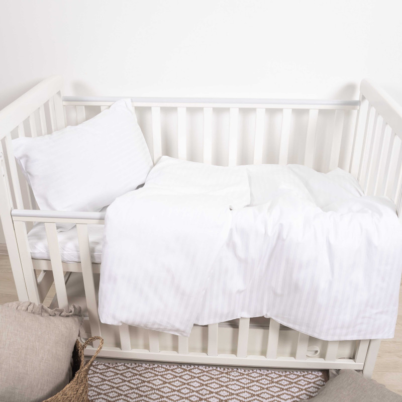 Комплект постільної білизни Viluta дитячий Сатин Stripe White