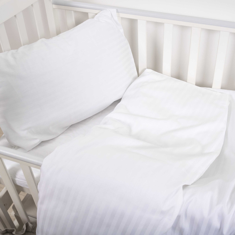 Комплект постільної білизни Viluta дитячий Сатин Stripe White