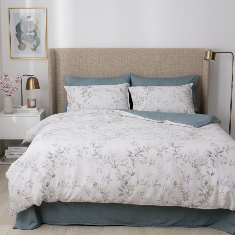 Комплект постільної білизни Tiare Сімейний Сатин Luxe 194