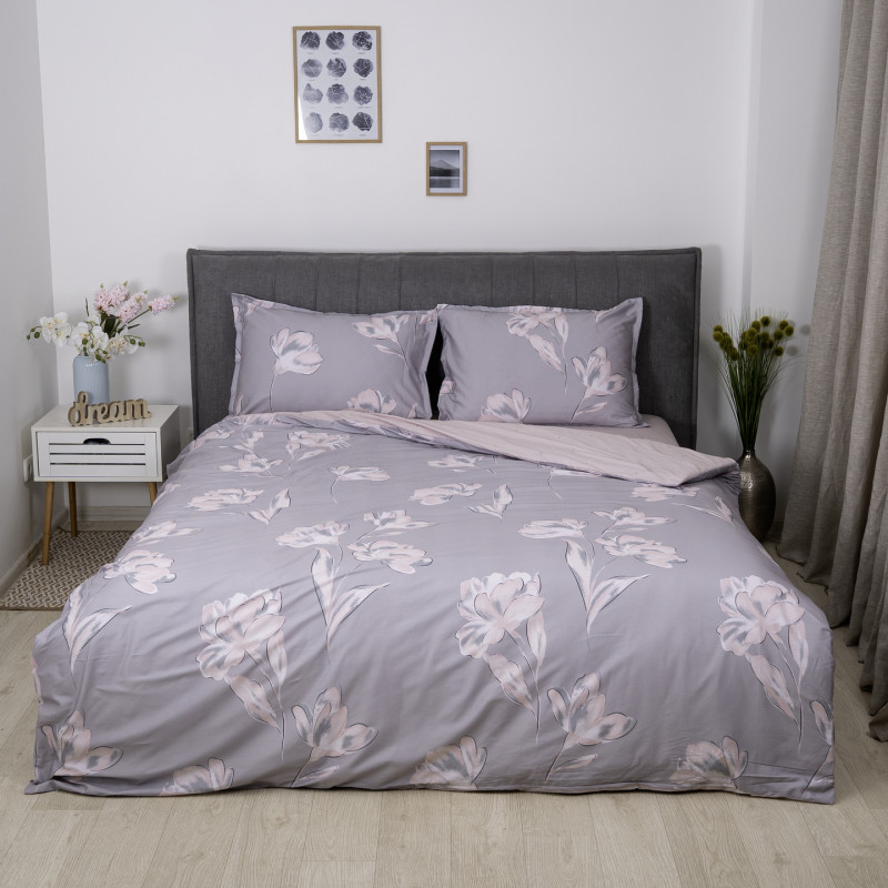 Комплект постільної білизни Tiare Сімейний Сатин Luxe 205