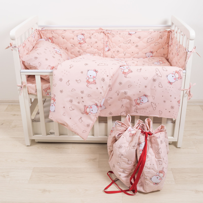 Килимок-мішечок дитячий Viluta стьобаний ранфорс 23232