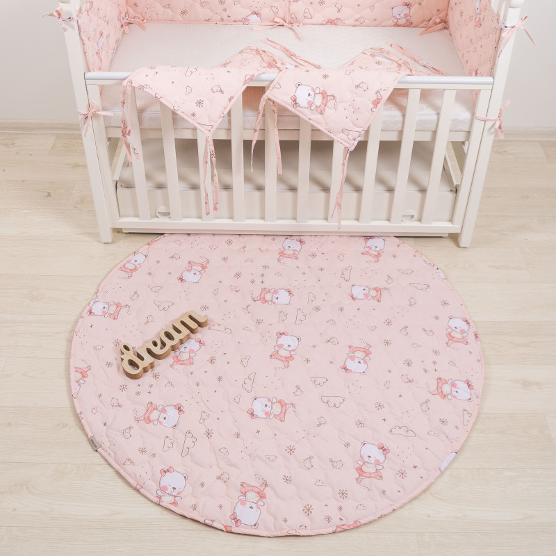 Килимок-мішечок дитячий Viluta стьобаний ранфорс 23232