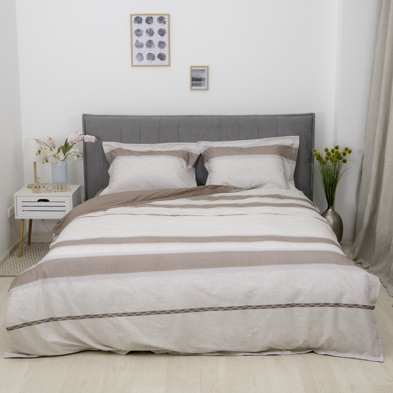 Комплект постільноїКомплект постільної білизни Viluta Євро Brushed Warm Cotton W-19