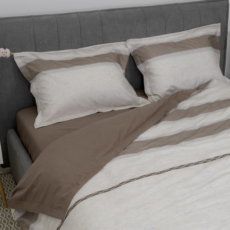 Комплект постільноїКомплект постільної білизни Viluta Євро Brushed Warm Cotton W-19