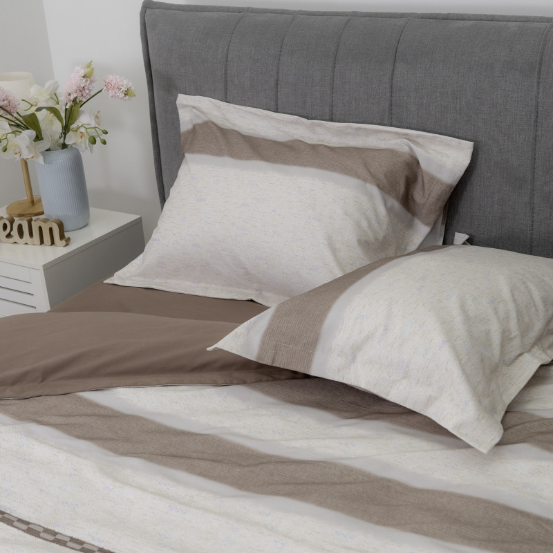 Комплект постільноїКомплект постільної білизни Viluta Євро Brushed Warm Cotton W-19