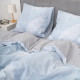 Комплект постільної білизни Viluta Євро Ранфорс 24347 з простирадлом на резинці 160х200
