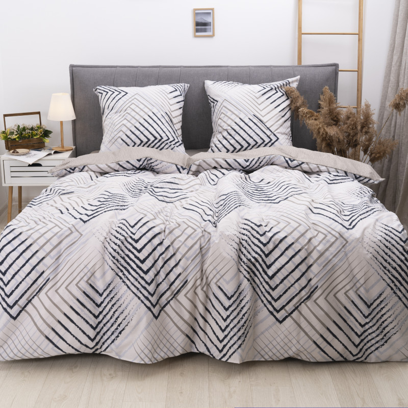 Комплект постільної білизни Viluta Євро Ранфорс 24256