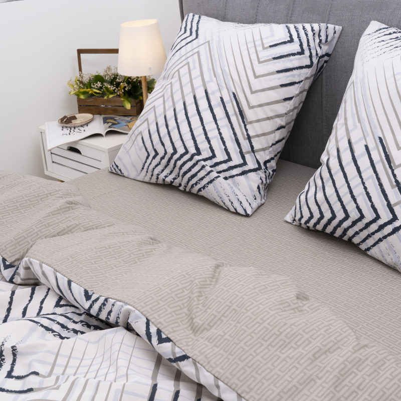 Комплект постільної білизни Viluta Євро Ранфорс 24256