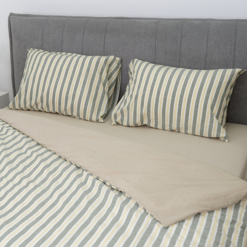 Комплект постільної білизни Viluta Двоспальний Варена бавовна Wash Printed 08