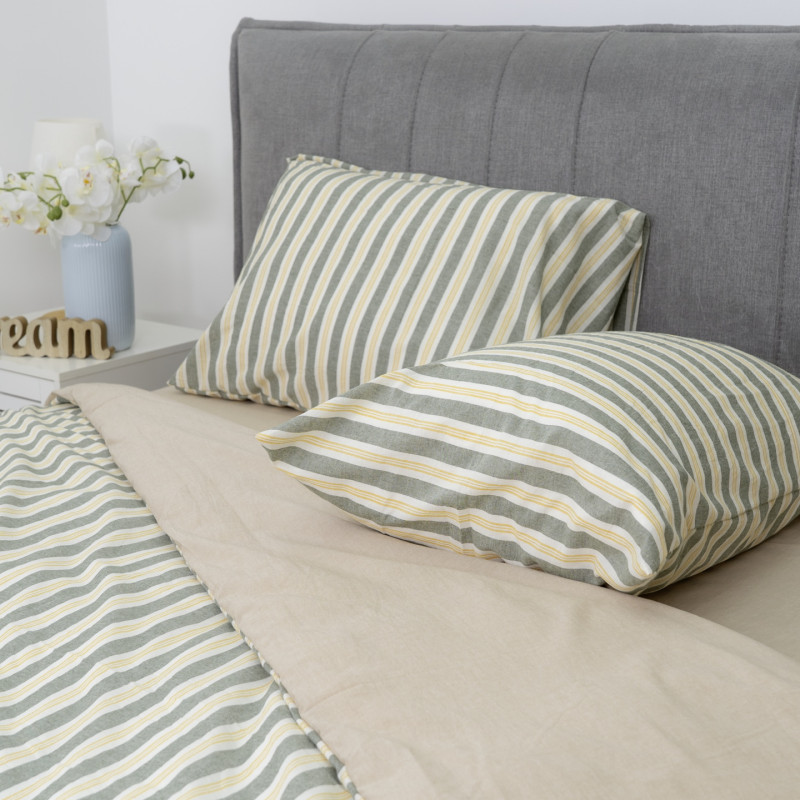 Комплект постільної білизни Viluta Євро Варена бавовна Wash Printed 08