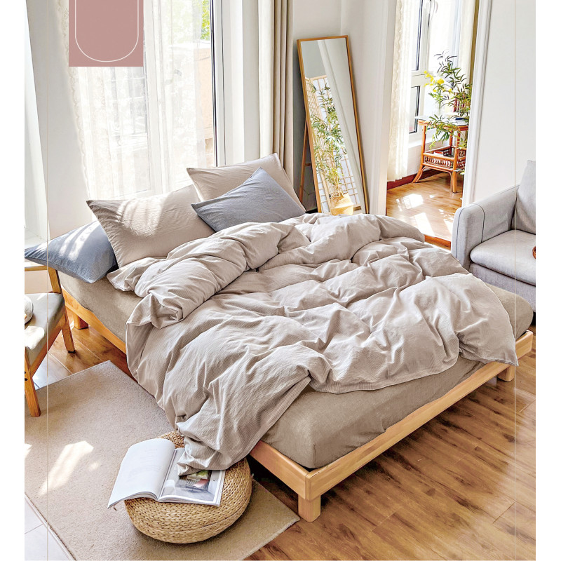 Комплект постільної білизни Viluta Євро Варена бавовна Wash Printed 13