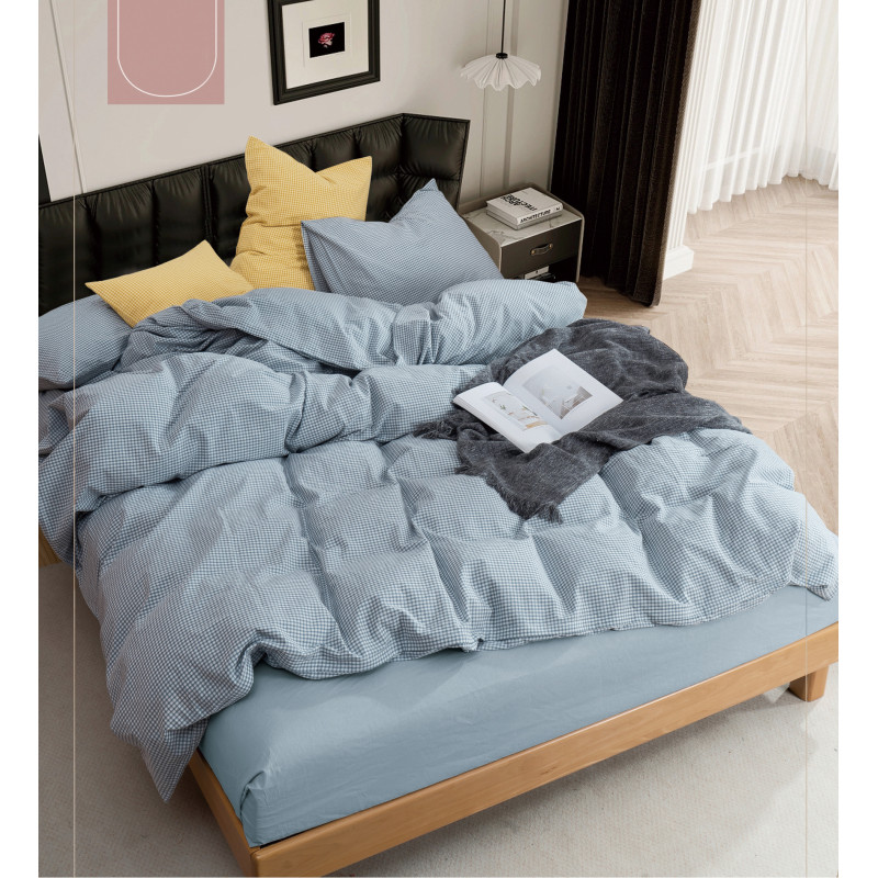 Комплект постільної білизни Viluta Сімейний Варена бавовна Wash Printed 05