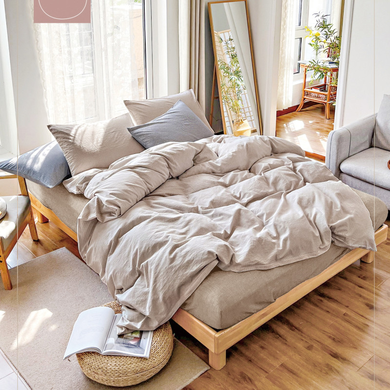 Комплект постільної білизни Viluta Сімейний Варена бавовна Wash Printed 13