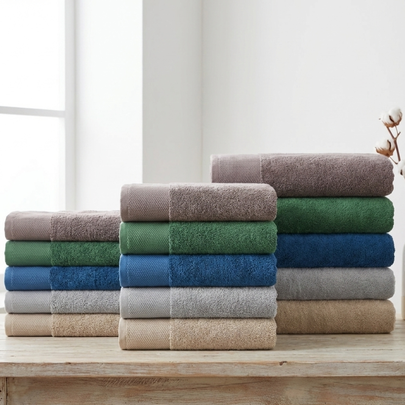 Рушник махровий 70х140 Viluta Бордюр Соти Мокко