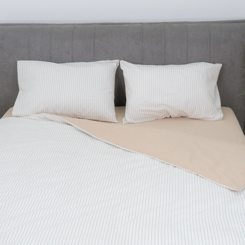 Комплект постільної білизни Viluta Двоспальний Варена бавовна Wash Printed 03