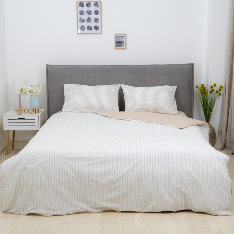 Комплект постільної білизни Viluta Євро Варена бавовна Wash Printed 03