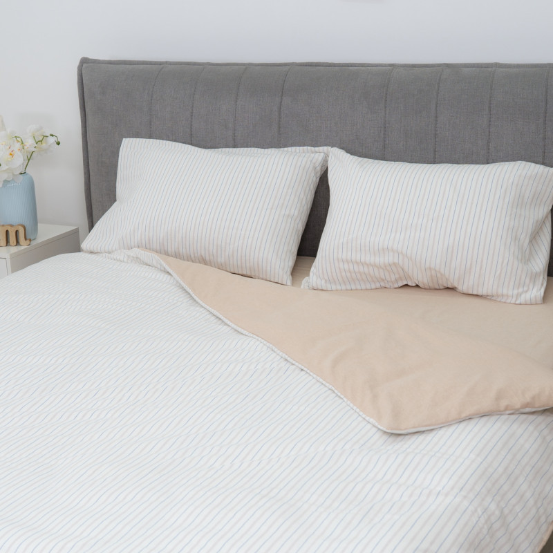 Комплект постільної білизни Viluta Сімейний Варена бавовна Wash Printed 03