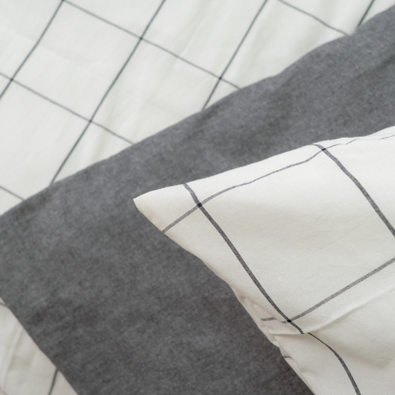 Комплект постільної білизни Viluta Двоспальний Варена бавовна Wash Printed 01