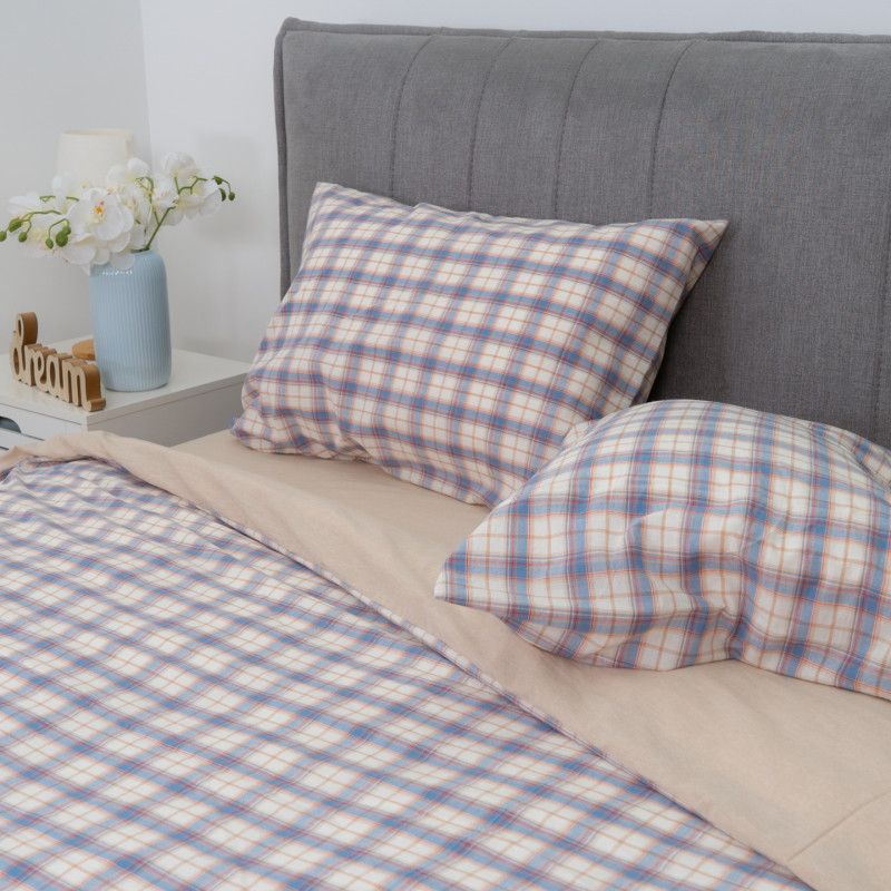 Комплект постільної білизни Viluta Сімейний Варена бавовна Wash Printed 06